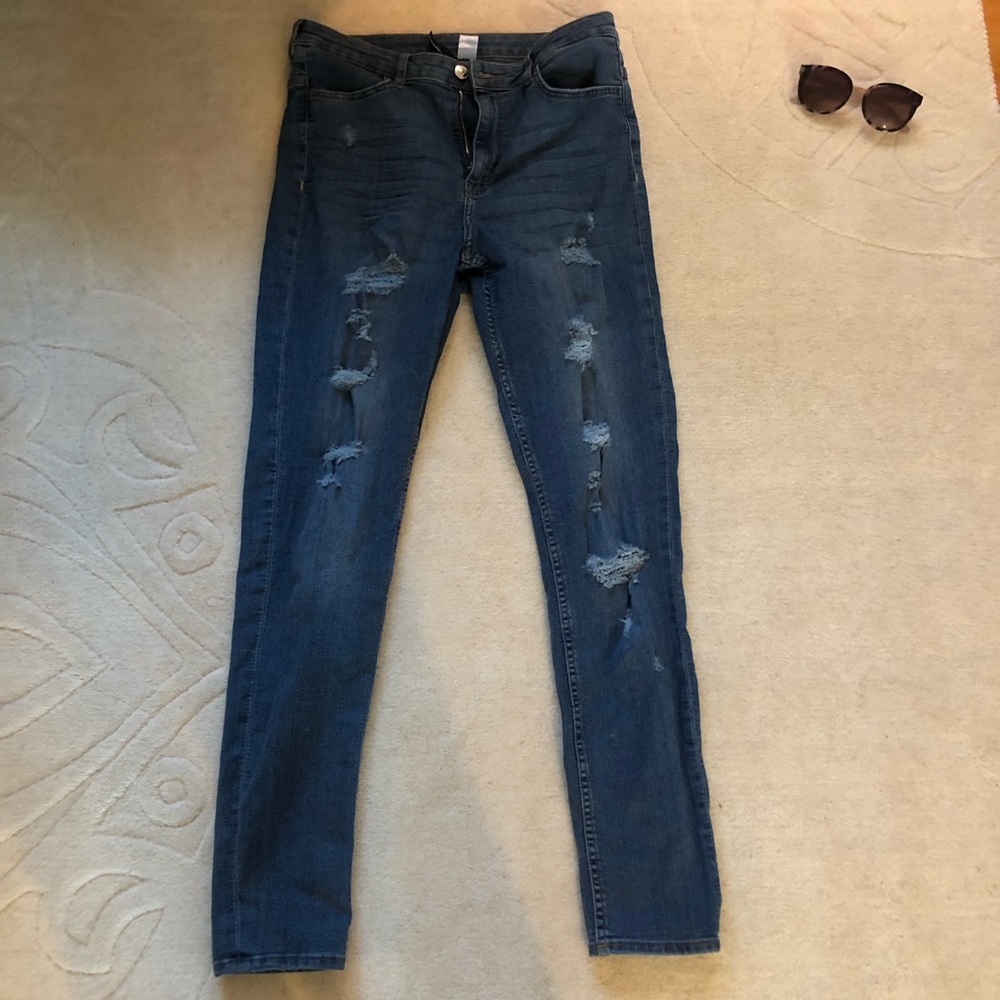 H&M Distressed Denim